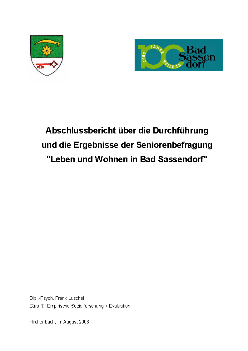 Abschlussbericht Deckblatt